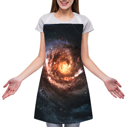 Milky Way Universe Print Adjustable Apron