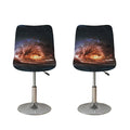 Milky Way Universe Print Bar Stool Covers