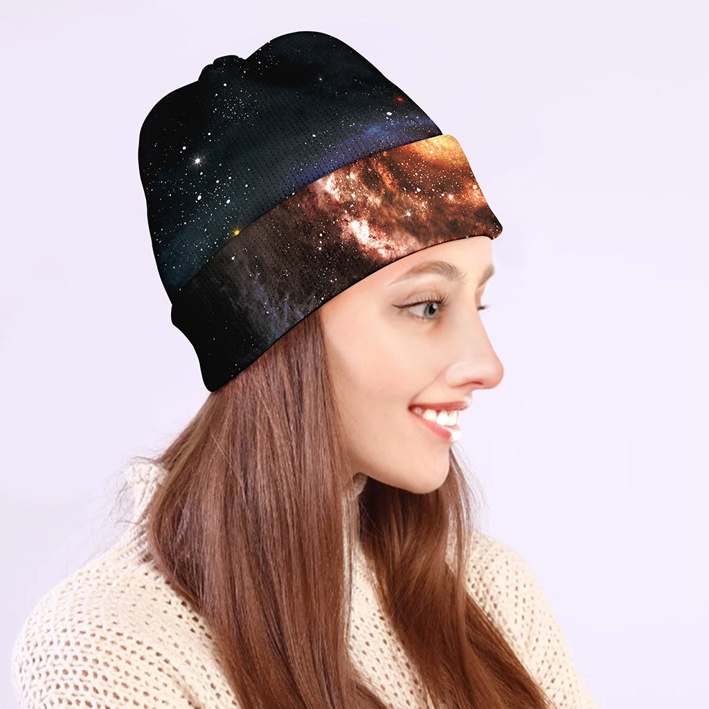 Milky Way Universe Print Beanie