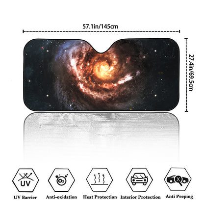 Milky Way Universe Print Car Windshield Sun Shade