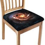 Milky Way Universe Print Chair Cushion Cover