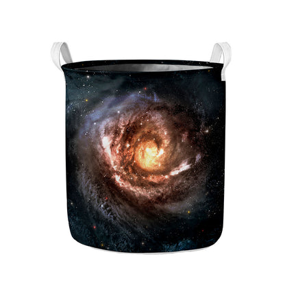 Milky Way Universe Print Collapsible Laundry Basket