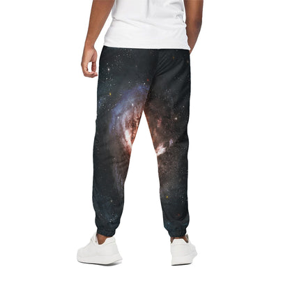 Milky Way Universe Print Cotton Pants