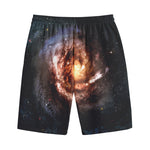 Milky Way Universe Print Cotton Shorts