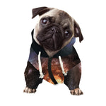 Milky Way Universe Print Dog Zip Up Hoodie