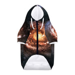 Milky Way Universe Print Dog Zip Up Hoodie