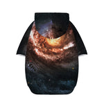 Milky Way Universe Print Dog Zip Up Hoodie
