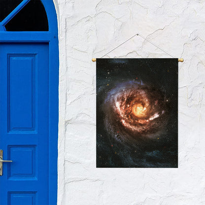 Milky Way Universe Print Garden Flag