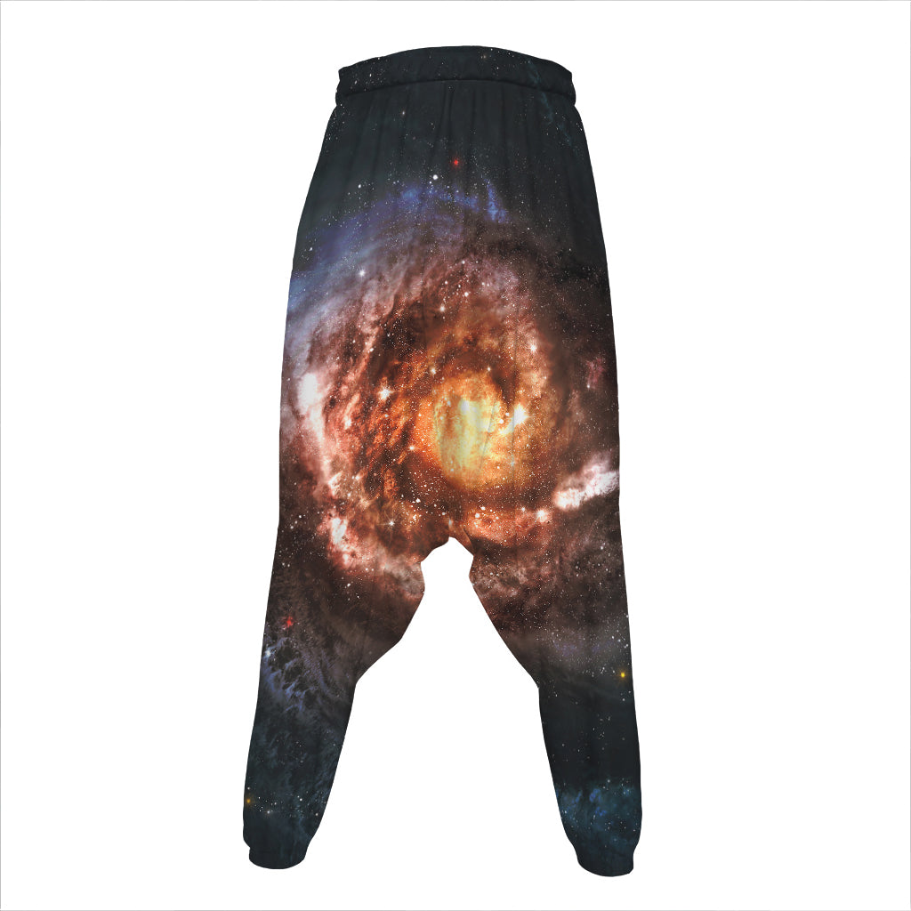 Milky Way Universe Print Hammer Pants