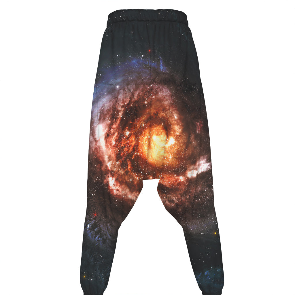 Milky Way Universe Print Hammer Pants