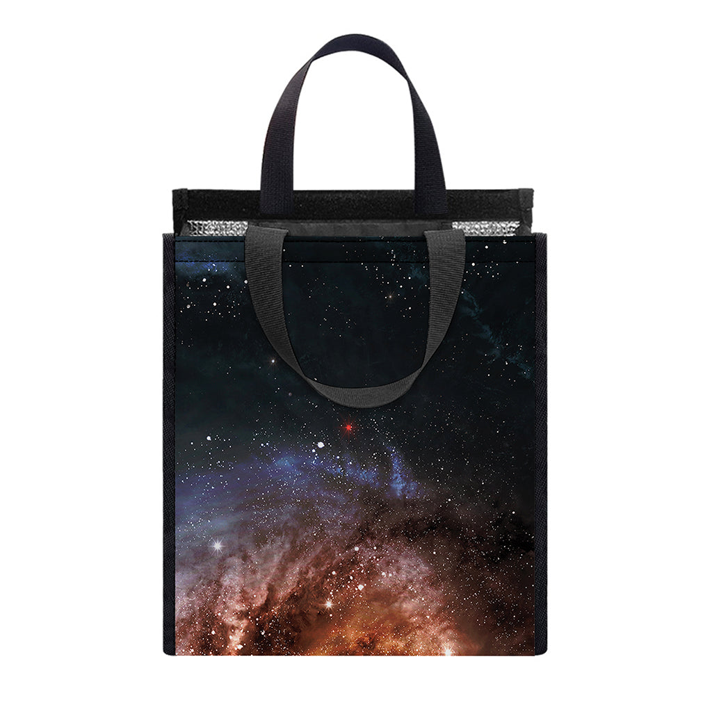 Milky Way Universe Print Insulated Lunch Tote