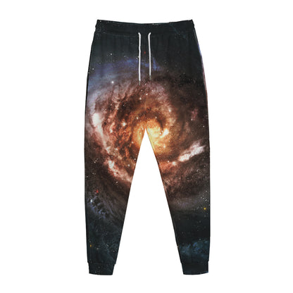 Milky Way Universe Print Jogger Pants