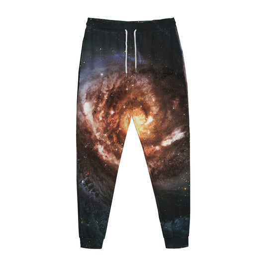 Milky Way Universe Print Jogger Pants