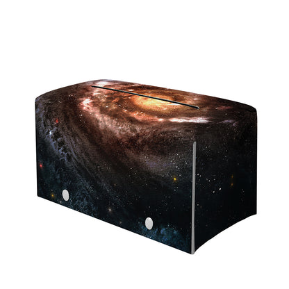 Milky Way Universe Print Leather Tissue Box Cover