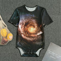 Milky Way Universe Print Men's Bodysuit