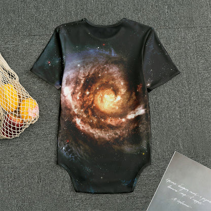 Milky Way Universe Print Men's Bodysuit