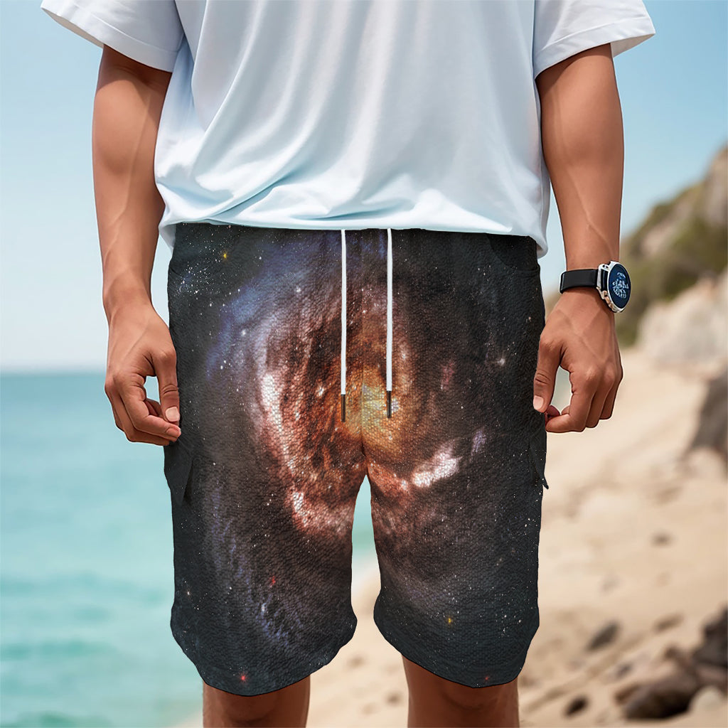 Milky Way Universe Print Men's Cargo Shorts