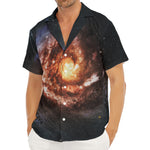 Milky Way Universe Print Men's Deep V-Neck Shirt