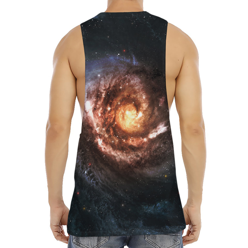Milky Way Universe Print Men's Muscle Tank Top