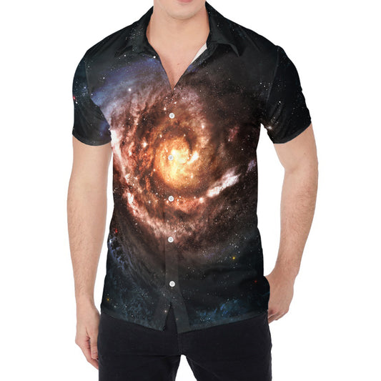 Milky Way Universe Print Men's Shirt