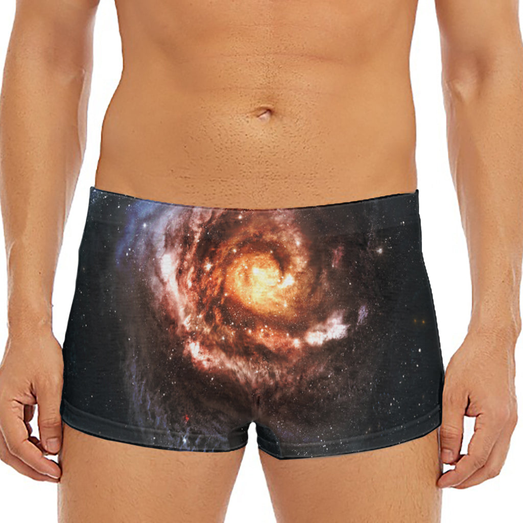 Milky Way Universe Print Men's Short Boxer Briefs