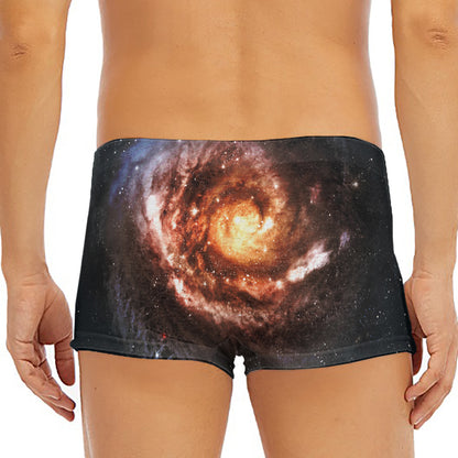 Milky Way Universe Print Men's Short Boxer Briefs