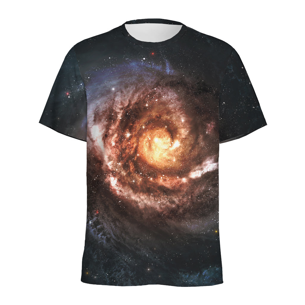 Milky Way Universe Print Men's Sports T-Shirt
