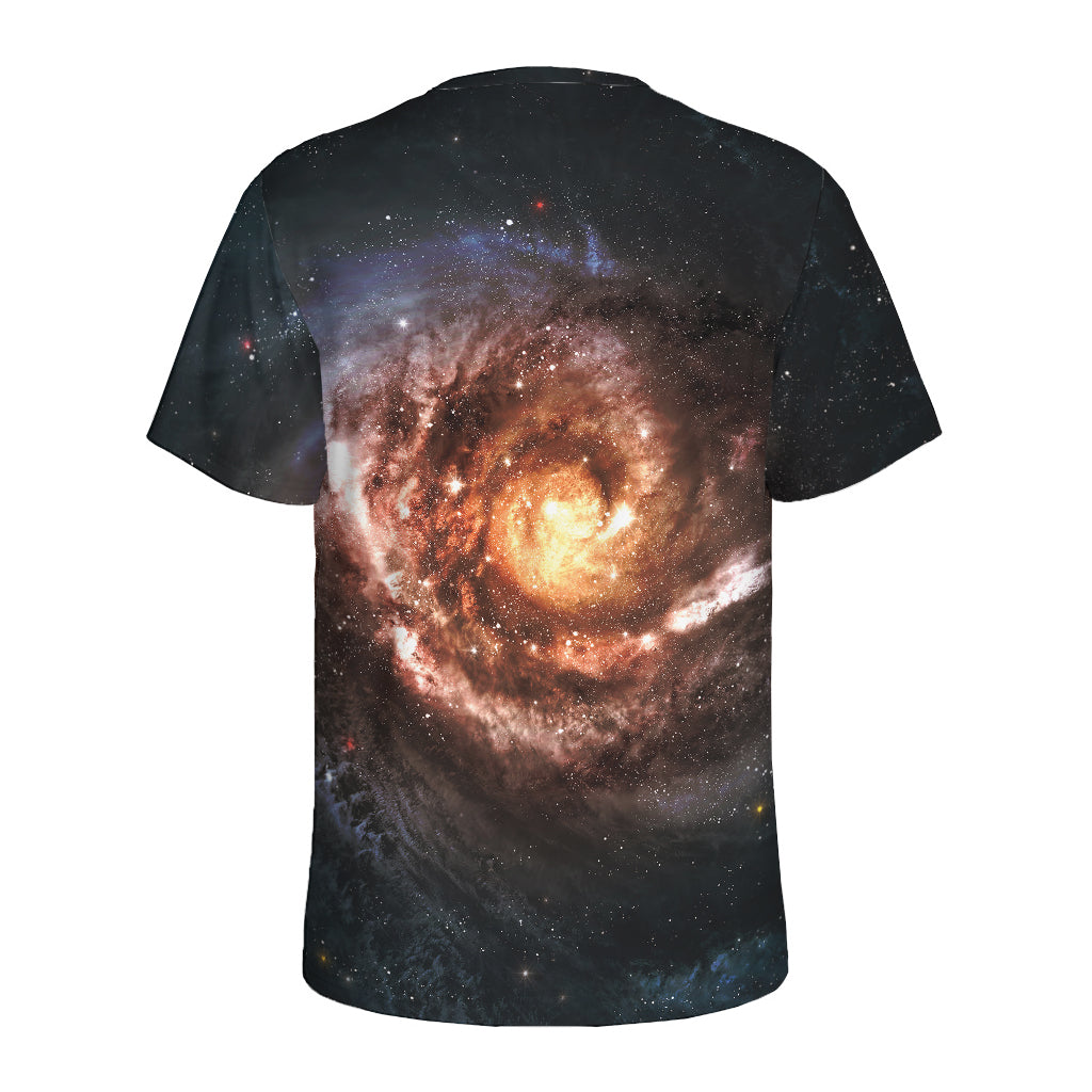 Milky Way Universe Print Men's Sports T-Shirt