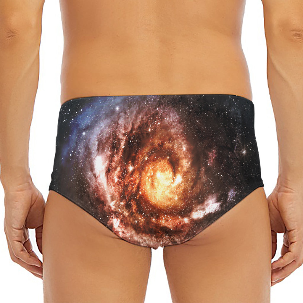 Milky Way Universe Print Men's Triangle Swim Briefs