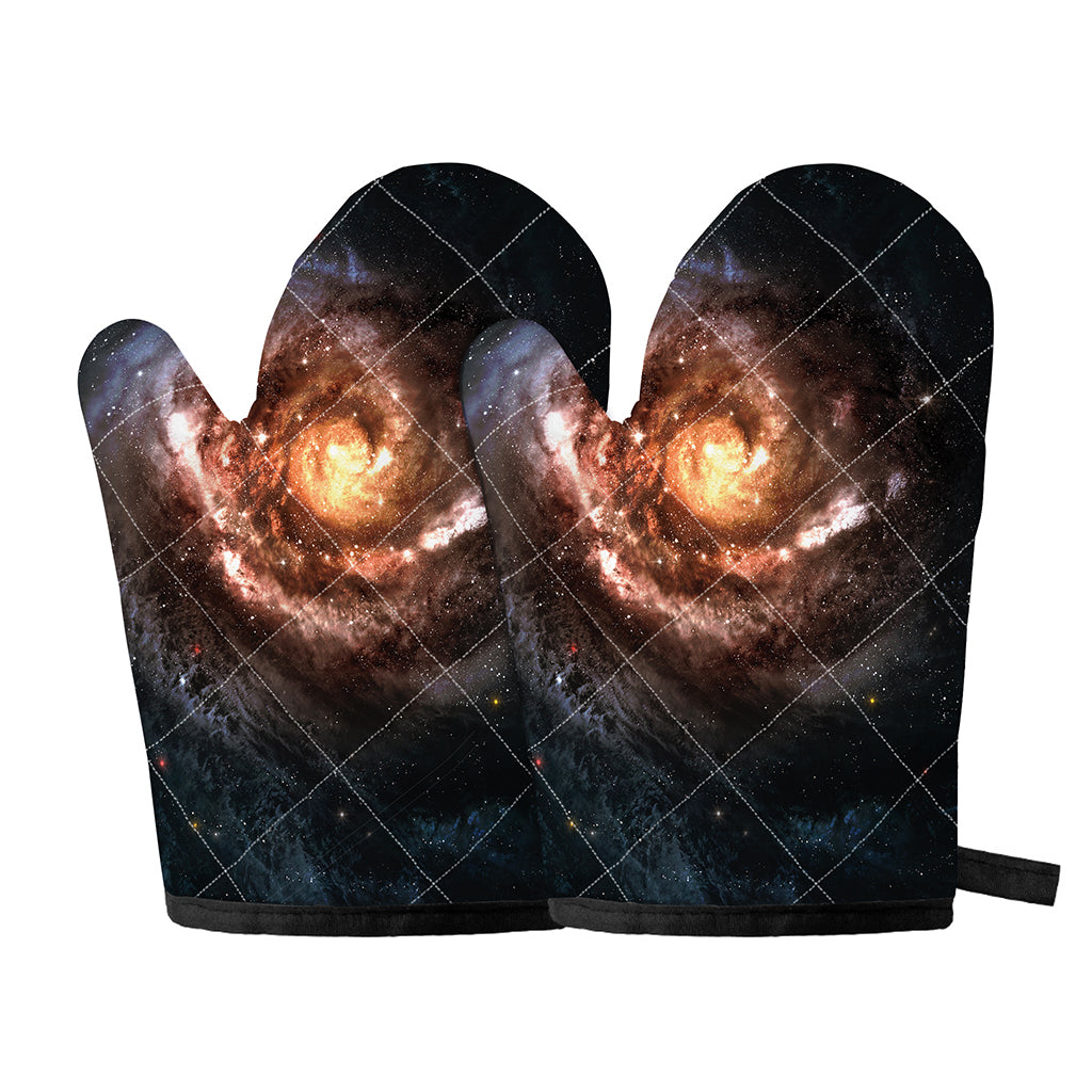 Milky Way Universe Print Oven Mitts