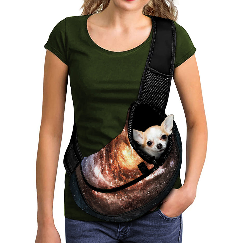 Milky Way Universe Print Pet Sling Carrier