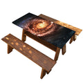 Milky Way Universe Print Picnic Table Cover