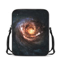 Milky Way Universe Print Rectangular Crossbody Bag
