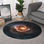 Milky Way Universe Print Round Rug
