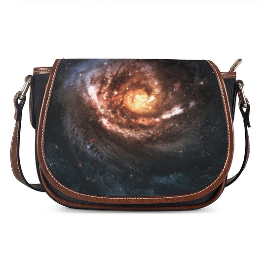 Milky Way Universe Print Saddle Bag