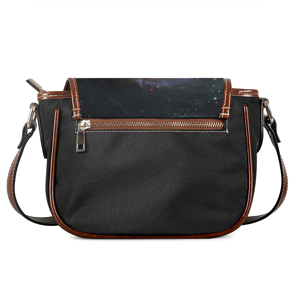 Milky Way Universe Print Saddle Bag