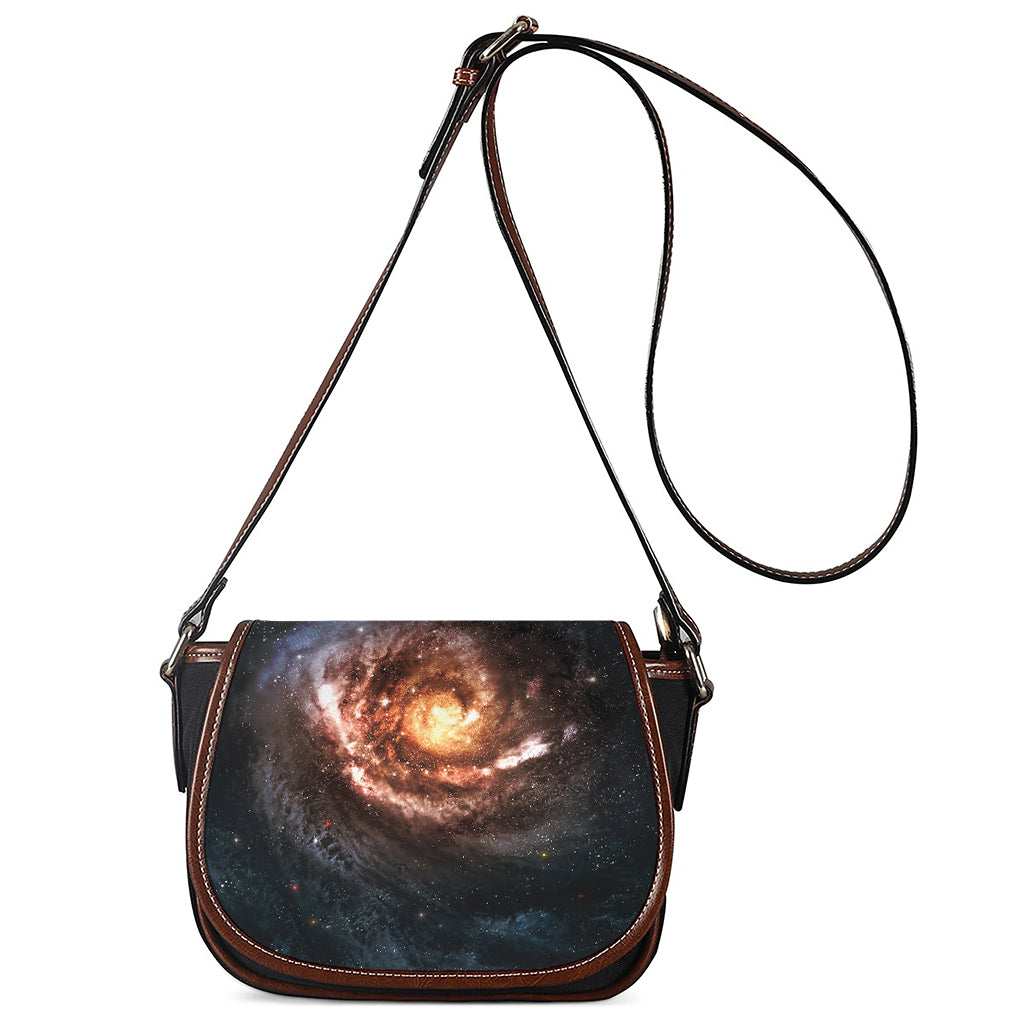 Milky Way Universe Print Saddle Bag