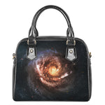 Milky Way Universe Print Shoulder Handbag