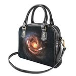 Milky Way Universe Print Shoulder Handbag