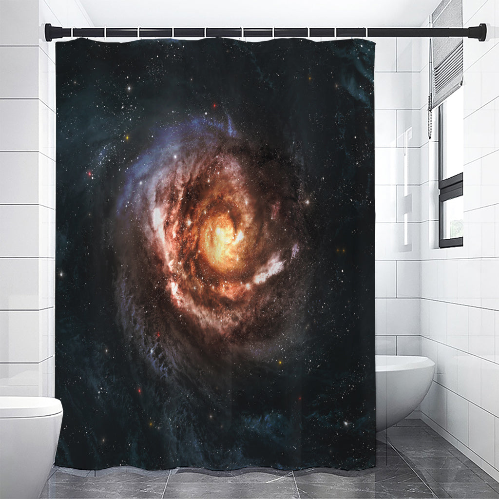 Milky Way Universe Print Shower Curtain