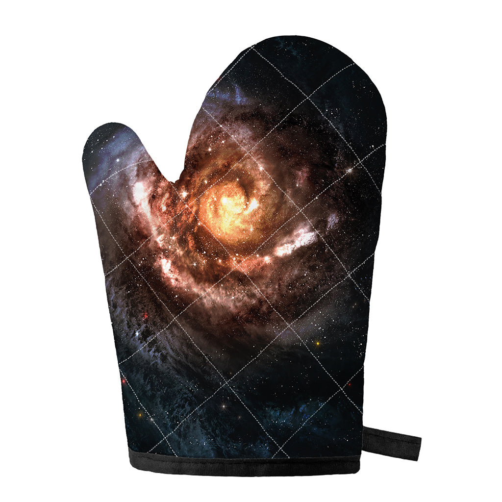 Milky Way Universe Print Single Oven Mitt
