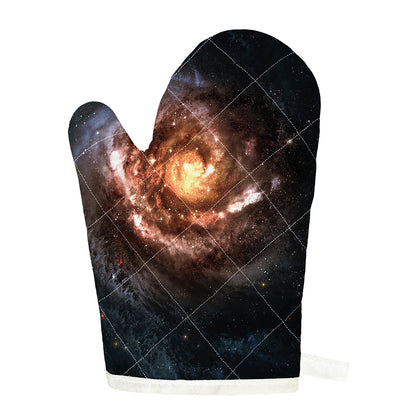 Milky Way Universe Print Single Oven Mitt