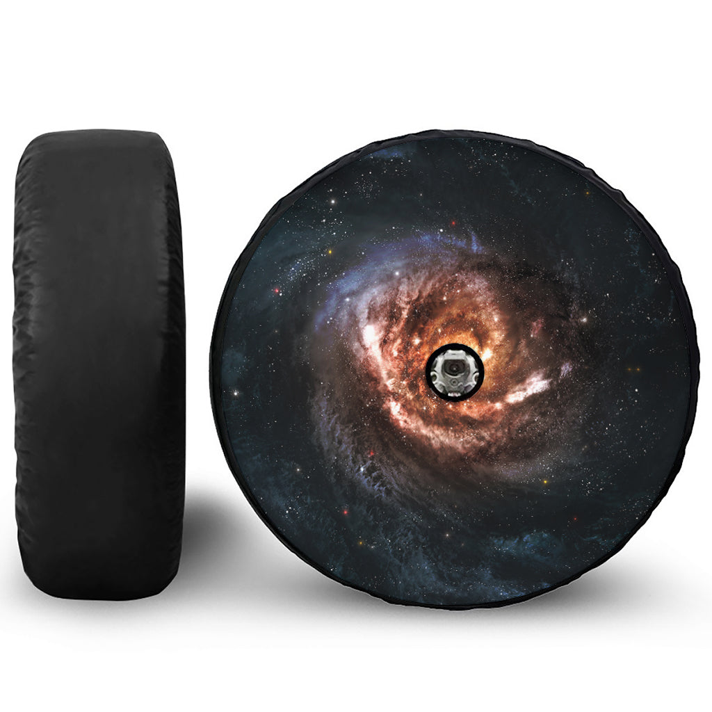 Milky Way Universe Print Tire Cover With Camera Hole