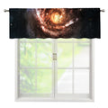 Milky Way Universe Print Window Valance