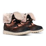 Milky Way Universe Print Winter Boots