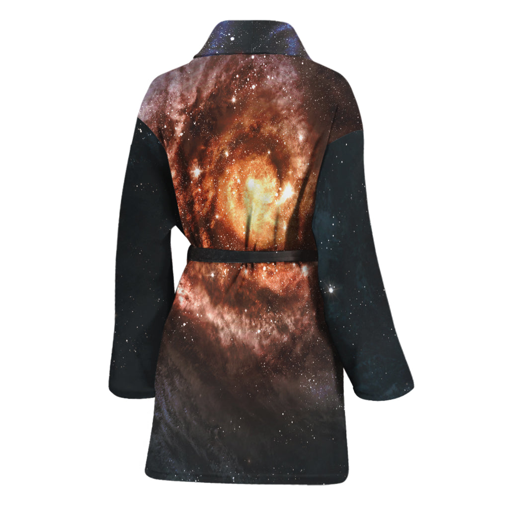 Milky Way Universe Print Women's Bathrobe
