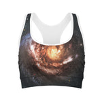 Milky Way Universe Print Women's Sports Bra
