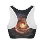 Milky Way Universe Print Women's Sports Bra
