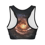 Milky Way Universe Print Women's Sports Bra