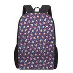 Mini Cupcake Pattern Print 17 Inch Backpack